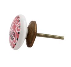 Paris Pink Flat Drawer Knob